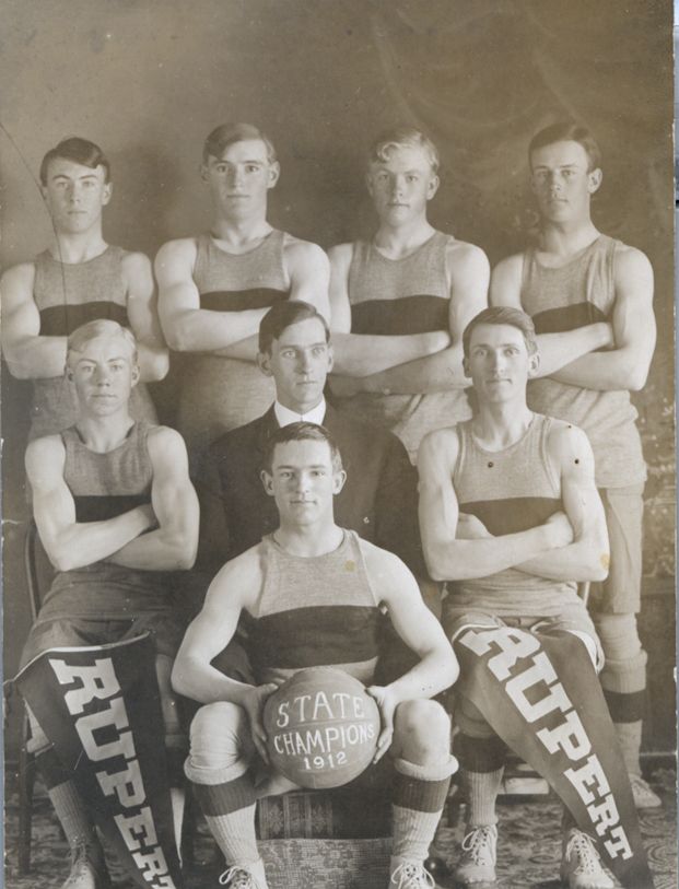 Rupert Men's Basketball Team - State Champions - 1912